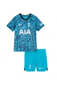 Fotbalové Dres Tottenham Hotspur Dětské Třetí Oblečení 2022-23 Krátký Rukáv (+ trenýrky)